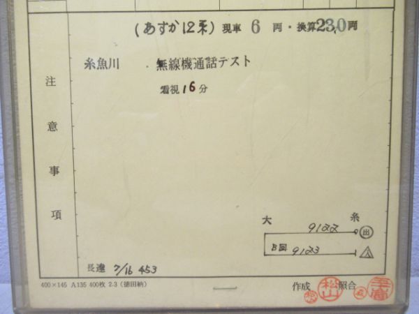 糸魚川列車区あすか揃い