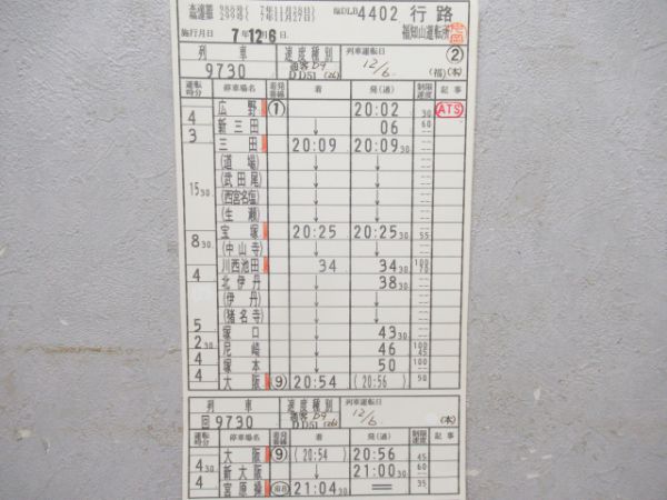 福知山運転所49系マイテ揃い