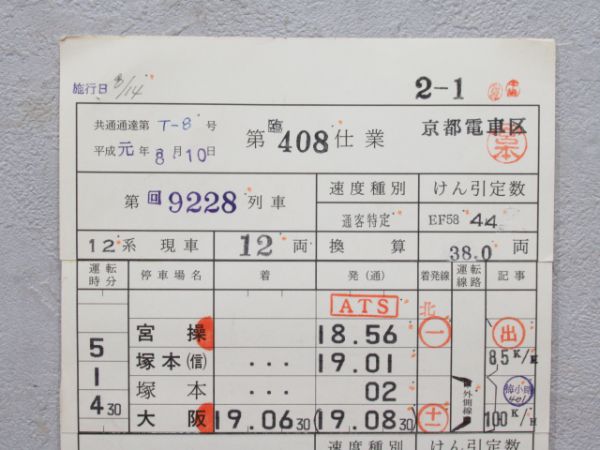 京都電車区EF58揃い