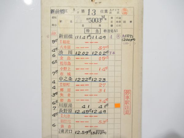 新前橋区特急草津・あかぎ