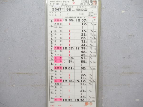 浜田鉄道部くにびき・いそかぜ揃い
