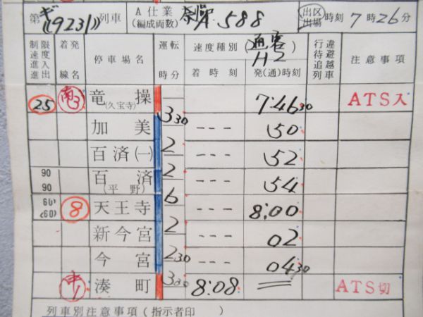 竜華区SL揃い
