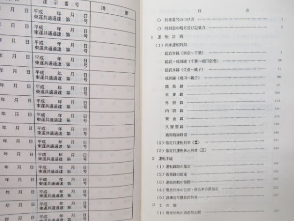 旅客列車運転時刻表(総武編)