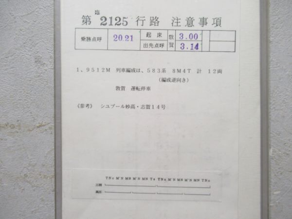 京都電車区 臨2125仕業(シュプール妙高・志賀)