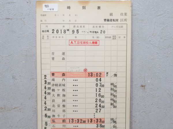 青森運転所 (特急 いなほ)