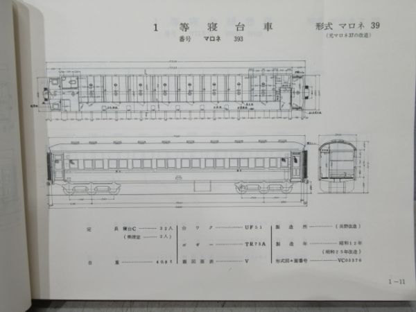 日本国有鉄道「客車形式図 1966」