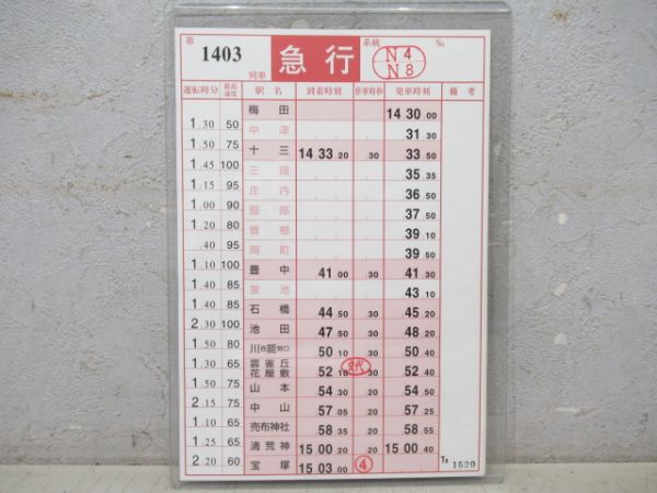 阪急　宝塚線スタフ　特急(清荒神臨時停車)/急行