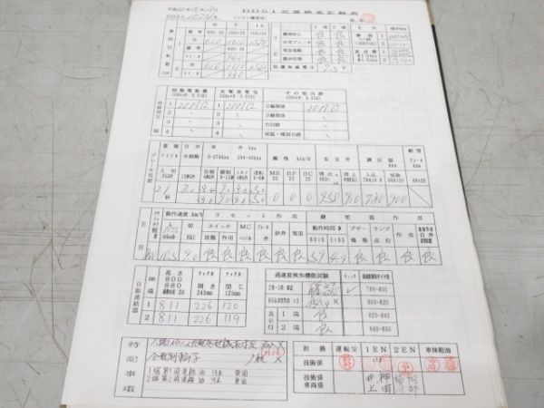 DD51 1074号 DL交番検査記録簿