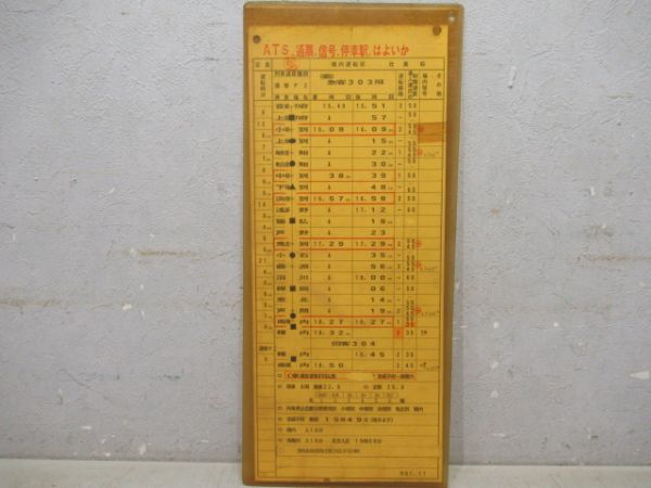 稚内運転区　天北線6仕業「急行天北」廃線　通票表示入り