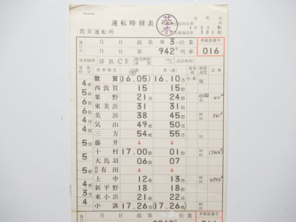 敦賀運転所 気3-1仕業 揃い