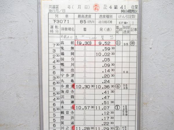 岡山機関区 EL・DL4 41仕業 (EF65)