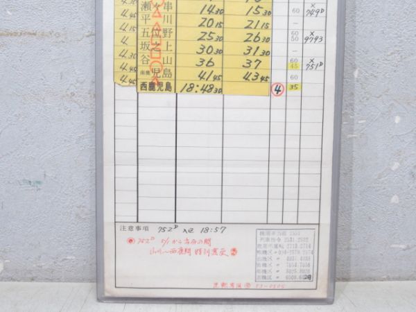 鹿児島運転所 17仕業 (通票表示 入り)