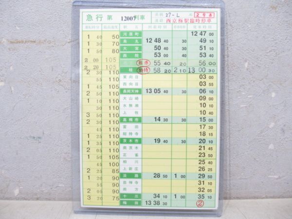 阪急京都線 スタフ 急行 バラ2枚組