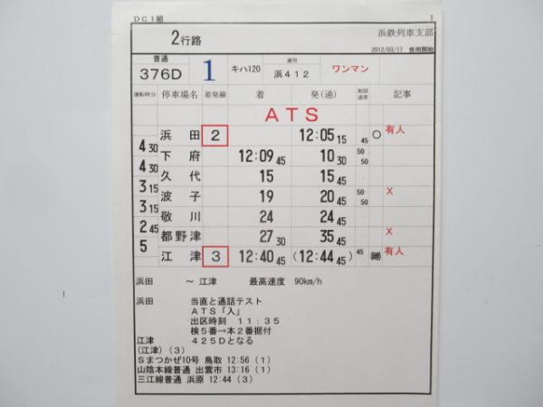 浜鉄列車支部 三江線(廃線) 2行路 揃い