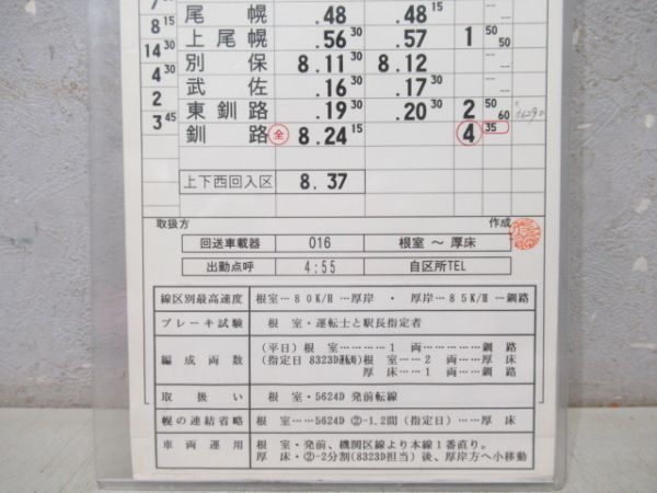 花咲線運輸営業所　5B仕業揃い
