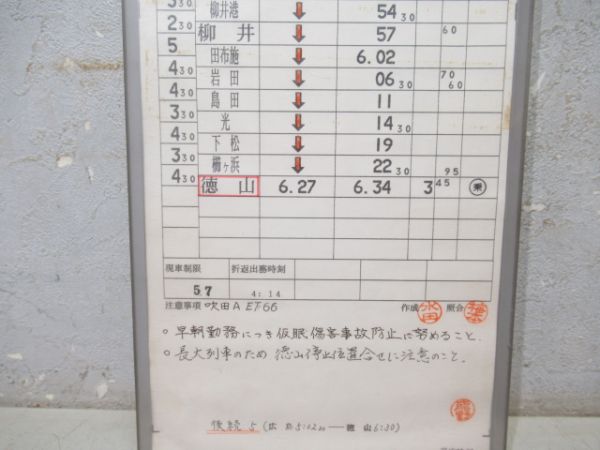 徳山運転区　ELDL3組521仕業「EF65」