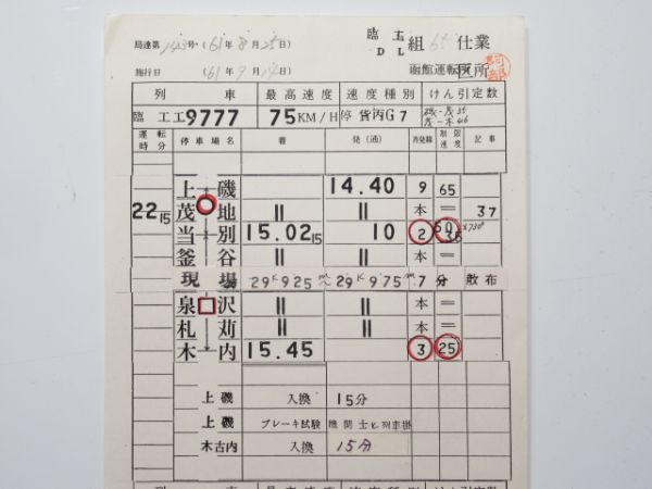 函館運転所 DL臨工②仕業 (江差線)