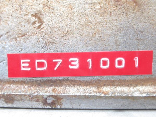 東芝　昭和37年製造　「ED73 1001」
