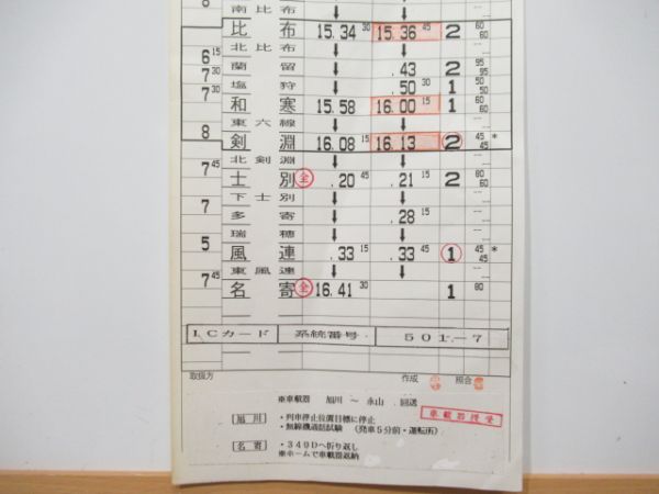 旭川運転所 54仕業 (快速 なよろ)
