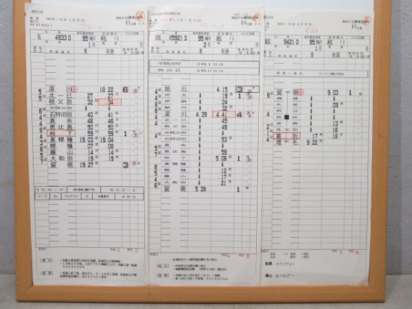 旭川運転所 ③仕業