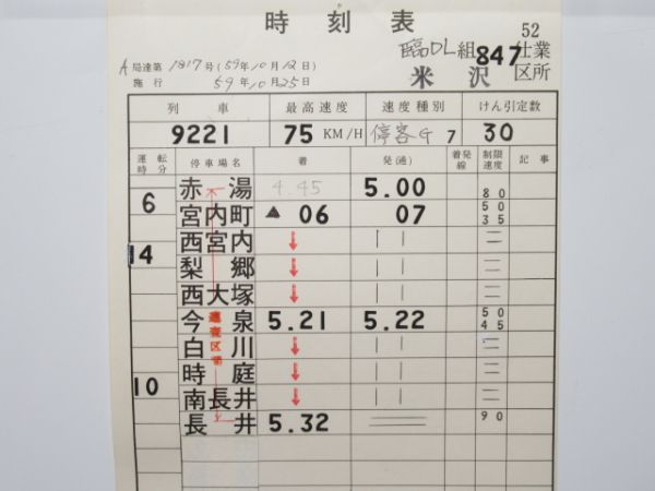 米沢機関区 臨DL847仕業