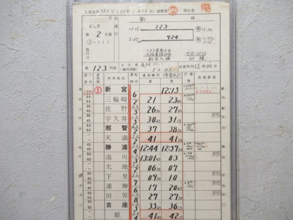 新宮運転区　ELB第2仕業揃い