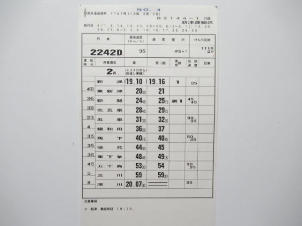 新津運輸区 B2144-1行路 揃い (キハ47など 牽引)