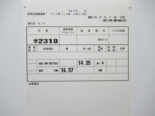 新津運輸区 臨B2518行路 揃い (DE10 牽引)