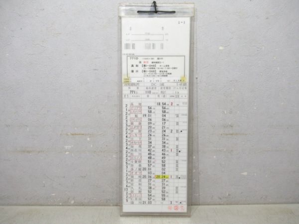 高知運転所 DC-5組 54行路 揃い