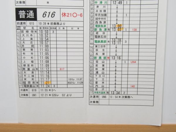 富山地方鉄道 バラ3枚組 (特急 入り)