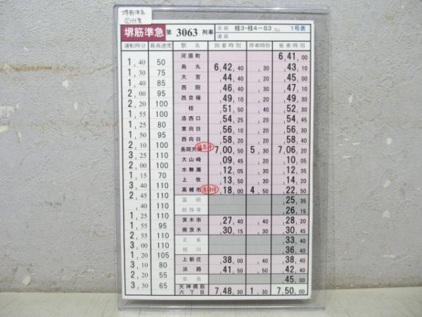 阪急堺筋線 スタフ 急行 バラ2枚組