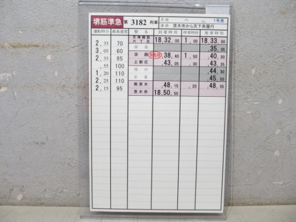 阪急堺筋線 スタフ 急行 バラ2枚組