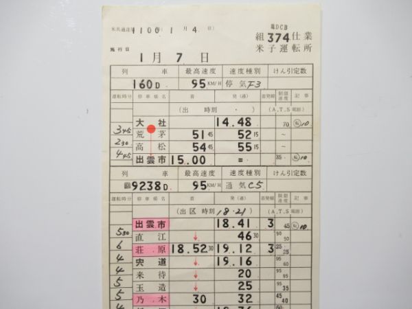 米子運転所 臨DCB 374仕業