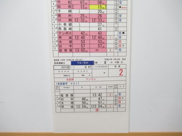 長崎運輸センター 31行路 (快速 シーサイドライナー)