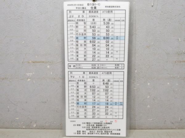 明智鉄道 B1(B1-1)揃い