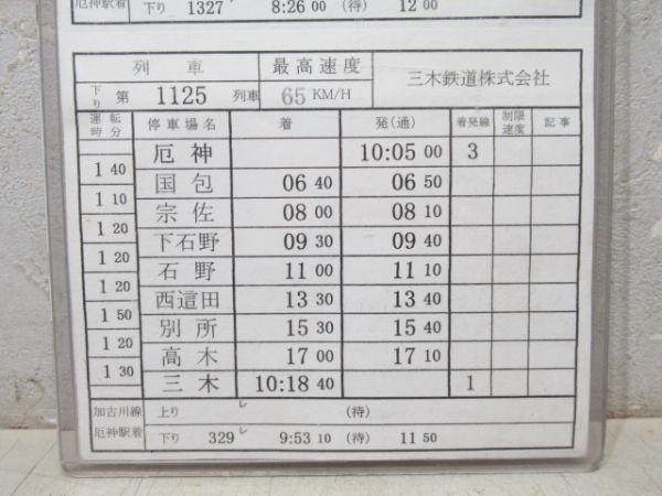 三木鉄道 三木線