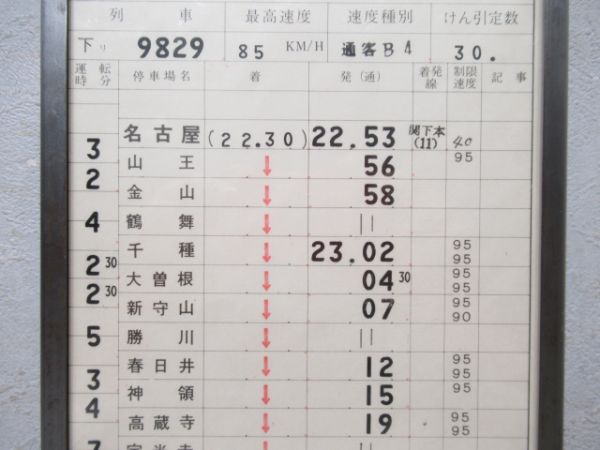 中津川区　606仕業揃い