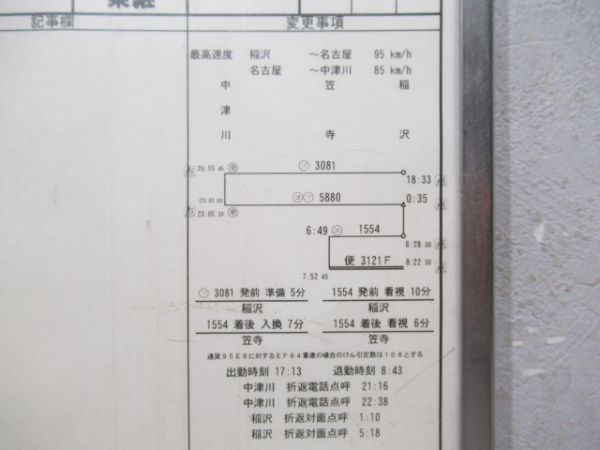 稲沢機関区　EL4組変68仕業