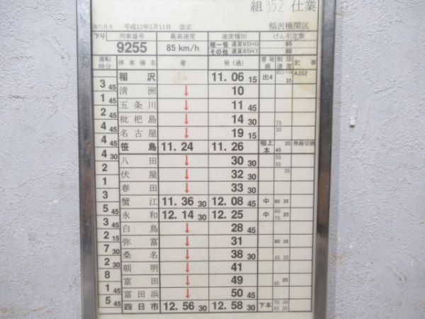 稲沢機関区バラ2仕業