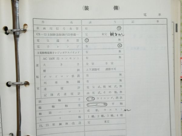 電車履歴簿「モハ 474-27」