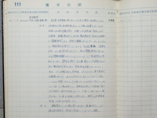 電車履歴簿「モハ 481-8」