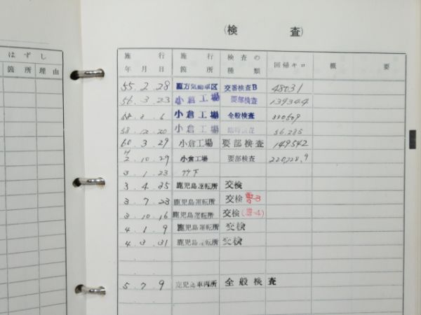 気動車車体履歴簿「キハ 47-78」