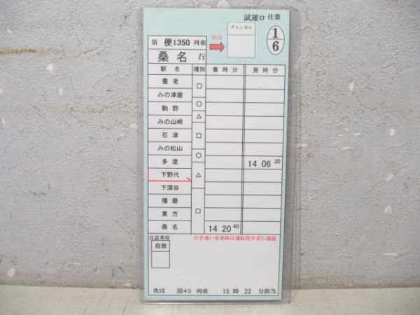 養老鉄道 ②仕業(回ロ/試運ロ) 揃い