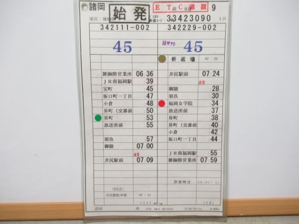 西鉄バス　雑餉隈営業所揃い