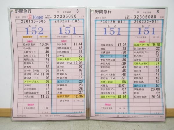 西鉄バス 桧原営業所揃い 野間急行 - 銀河