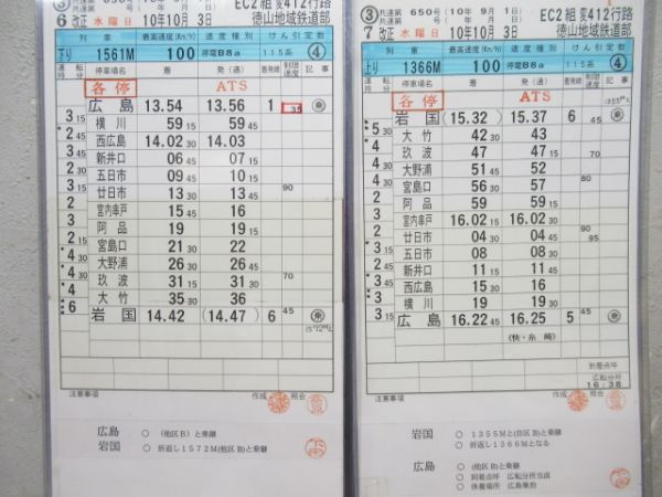 徳山地域鉄道部　EC2組変412行路揃い「115系」