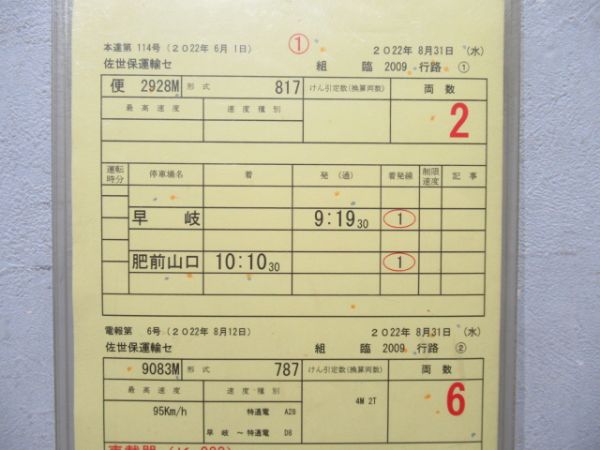 佐世保運輸センター 臨2009行路 揃い (36ぷらす3 入り)