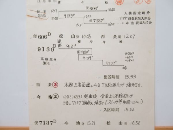 松山気動車区　バラ3仕業
