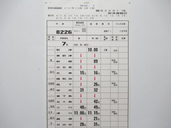 新津運輸区 臨B2091行路 揃い (SLばんえつ物語)