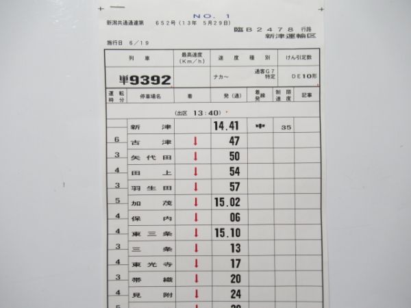 新津運輸区 臨B2478行路 揃い (DE10)